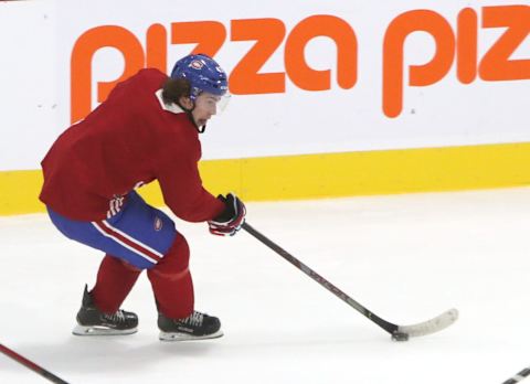 Jul 22, 2020; Montreal, Quebec, CANADA; Montreal Canadiens center Jordan Weal. Mandatory Credit: Jean-Yves Ahern-USA TODAY Sports