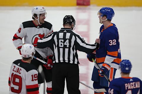 New Jersey Devils left wing Miles Wood (44): (Brad Penner-USA TODAY Sports)