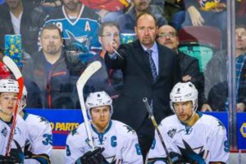 The San Jose Sharks earned the second-most road wins last season—the first under new head coach Peter DeBoer. Sergei Belski-USA TODAY Sports