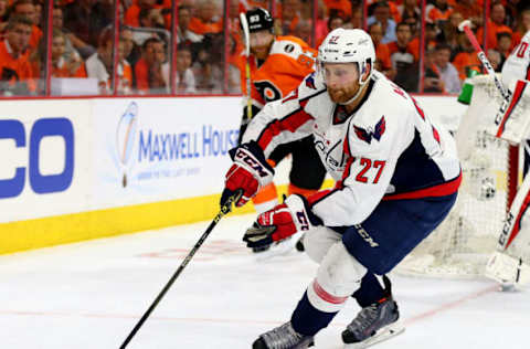 PHILADELPHIA, PA – APRIL 18: Karl Alzner