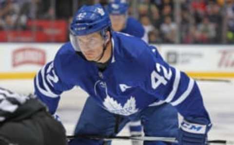 TORONTO, ON – MARCH 17: Tyler Bozak