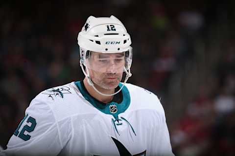 Patrick Marleau #12 of the San Jose Sharks. (Photo by Christian Petersen/Getty Images)