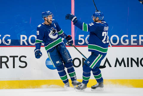 Vancouver Canucks forward Brandon Sutter (20). Mandatory Credit: Bob Frid-USA TODAY Sports