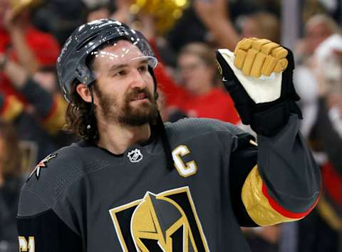 Mark Stone #61 of the Vegas Golden Knights. (Photo by Ethan Miller/Getty Images)