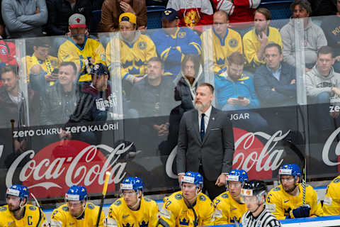 Head Coach Rikard Groenborg of Sweden (Photo by RvS.Media/Robert Hradil/Getty Images)