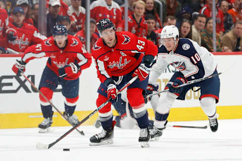 Tom Wilson, Washington Capitals Mandatory Credit: Geoff Burke-USA TODAY Sports