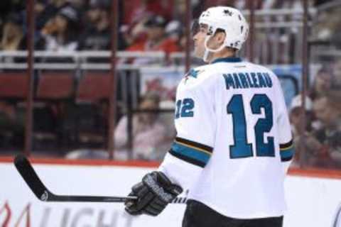 Patrick Marleau accounted for all 5-on-5 San Jose Sharks scoring against the Arizona Coyotes Tuesday, Nov. 1. Joe Camporeale-USA TODAY Sports