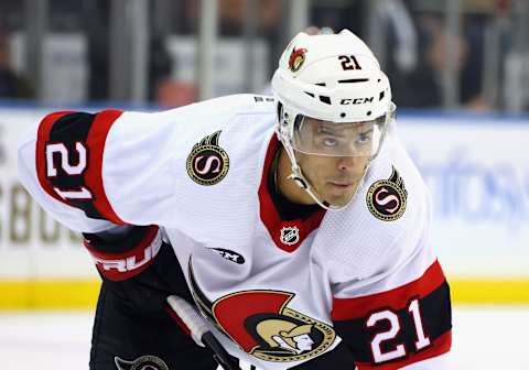 Mathieu Joseph #21 of the Ottawa Senators (Photo by Bruce Bennett/Getty Images)