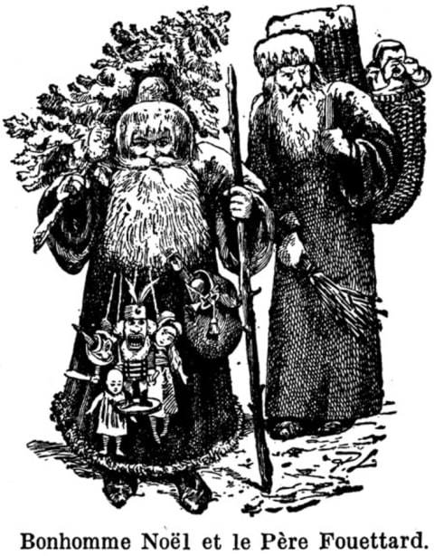 St. Nicholas and Pere Fouettard