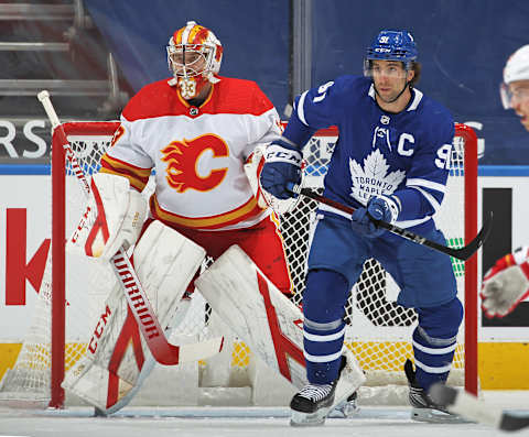 TORONTO, ON – FEBRUARY 22: John Tavares #91 of the Toronto Maple Leafs . (Photo by Claus Andersen/Getty Images)