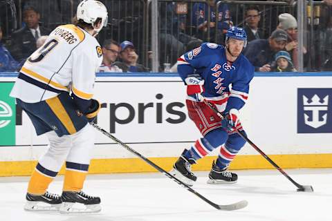 NEW YORK, NY – FEBRUARY 09: Michael Grabner