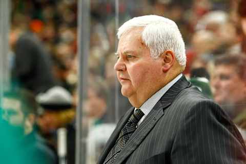 ST. PAUL, MN – DECEMBER 27: Dallas Stars head coach Ken Hitchcock looks on during the Central Division game between the Dallas Stars and the Minnesota Wild on December 27, 2017 at Xcel Energy Center in St. Paul, Minnesota. The Wild defeated the Stars 4-2. (Photo by David Berding/Icon Sportswire via Getty Images)