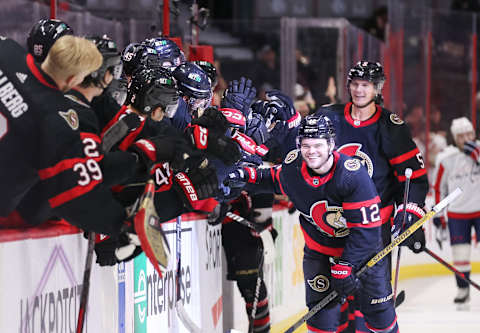 Ottawa Senators, Alex DeBrincat #12 (Photo by Chris Tanouye/Freestyle Photography/Getty Images)