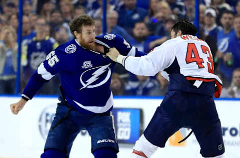 Tom Wilson, Washington Capitals (Photo by Mike Ehrmann/Getty Images)