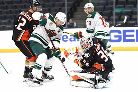 Zach Parise #11 of the Minnesota Wild. (Photo by Sean M. Haffey/Getty Images)