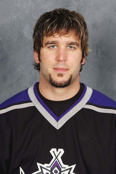 LOS ANGELES – SEPTEMBER 15: Mathieu Chouinard of the Los Angeles Kings poses for a portrait on September 15, 2003, at Staples Center in Los Angeles, California. (Photo by: Getty Images)