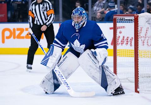 Toronto Maple Leafs goaltender Frederik Andersen (31): (Nick Turchiaro-USA TODAY Sports)