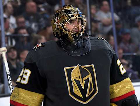 Marc-Andre Fleury #29. Vegas Golden Knights (Photo by Ethan Miller/Getty Images)