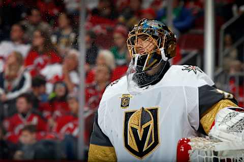 Marc-Andre Fleury #29 of the Vegas Golden Knights (Photo by Adam Hunger/Getty Images)