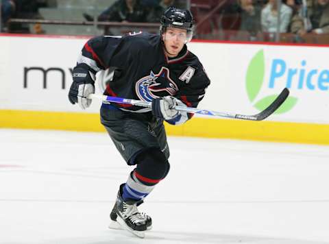 Brendan Morrison, Vancouver Canucks. (Photo by Jeff Vinnick/Getty Images)