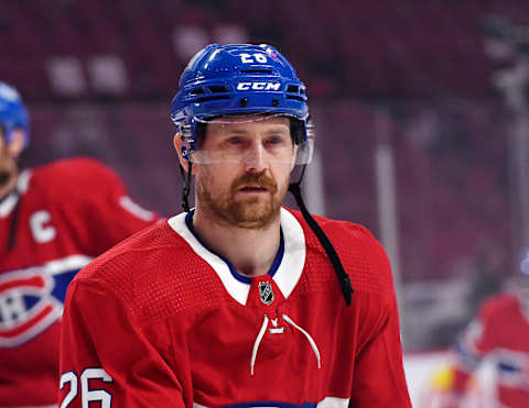 Jun 18, 2021; Montreal, Quebec, CAN; Montreal Canadiens Jeff Petry Mandatory Credit: Eric Bolte-USA TODAY Sports