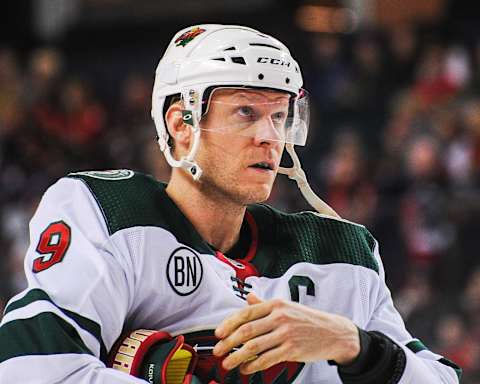 Mikko Koivu #9 of the Minnesota Wild. (Photo by Derek Leung/Getty Images)