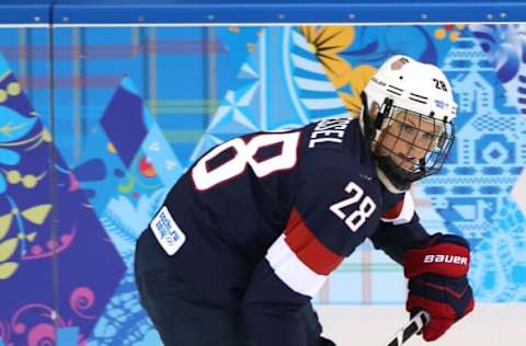 SOCHI, RUSSIA – FEBRUARY 10: Amanda Kessel