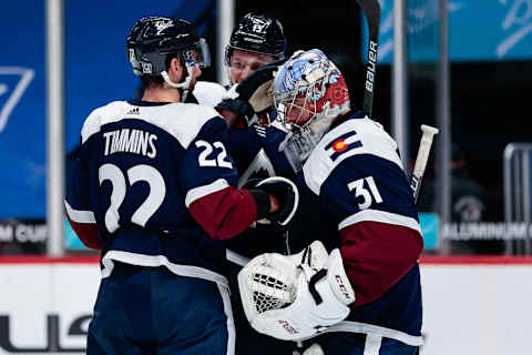 Colorado Avalanche goaltender Philipp Grubauer (31). Mandatory Credit: Isaiah J. Downing-USA TODAY Sports