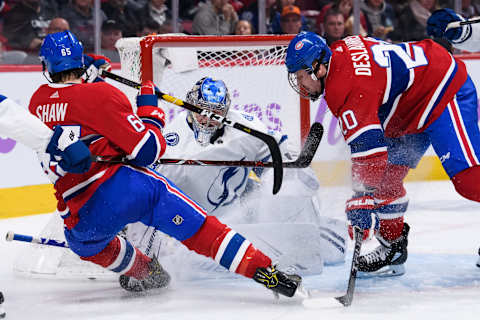 MONTREAL, QC – NOVEMBER 03: Montreal Canadiens right wing Andrew Shaw (65)  (Photo by Vincent Ethier/Icon Sportswire via Getty Images)