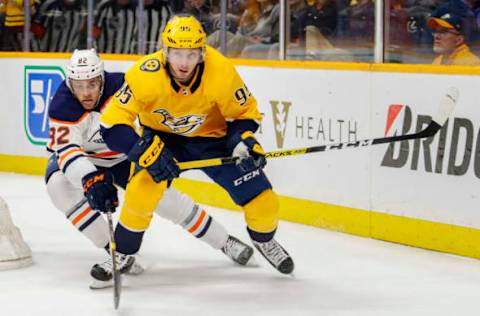 Matt Duchene #95 of the Nashville Predators (Photo by Frederick Breedon/Getty Images)