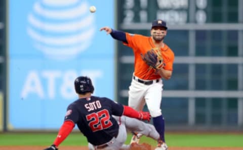 Houston second baseman Jose Altuve. (Photo by Alex Trautwig/MLB Photos via Getty Images)