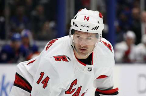 Justin Williams, Carolina Hurricanes. (Photo by Bruce Bennett/Getty Images)