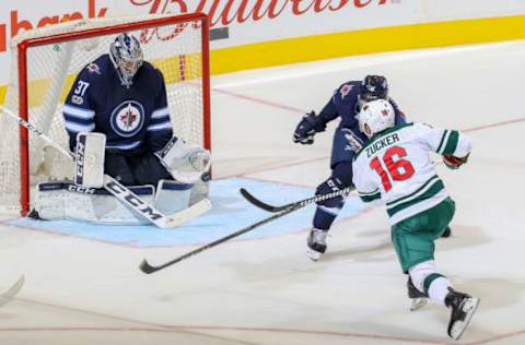 WINNIPEG, MB – OCTOBER 20 2017: (Photo by Jonathan Kozub/NHLI via Getty Images)