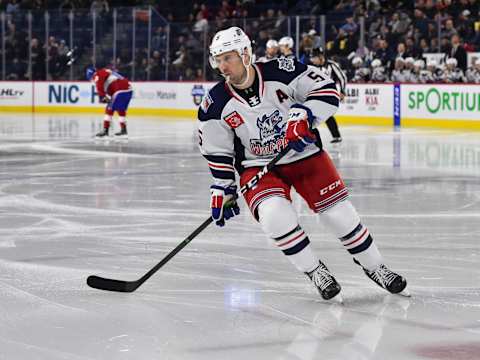 Vincent LoVerde #5 of the Hartford Wolf Pack (Photo by Minas Panagiotakis/Getty Images)