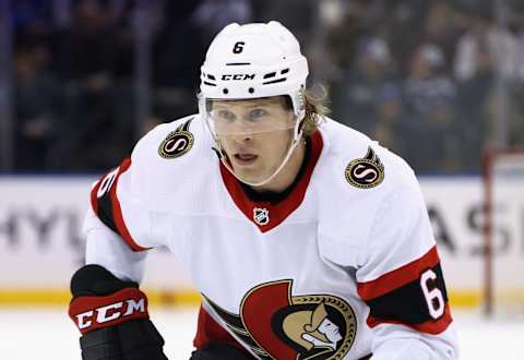 Jakob Chychrun #6 of the Ottawa Senators (Photo by Bruce Bennett/Getty Images)