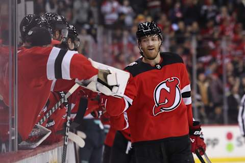 New Jersey Devils defenseman Dougie Hamilton (7): Ed Mulholland-USA TODAY Sports