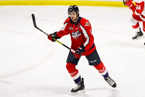 Connor Corcoran. Prospect for the Golden Knights. (Photo by Dennis Pajot/Getty Images)