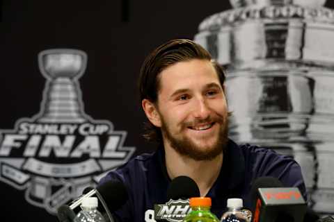 Filip Forsberg #9 of the Nashville Predators  (Photo by Bruce Bennett/Getty Images)