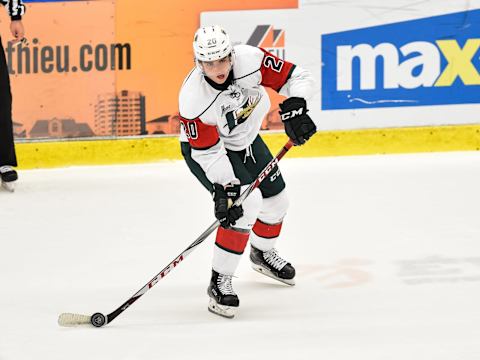 ustin Barron #20 of the Halifax Mooseheads l(Photo by Minas Panagiotakis/Getty Images)