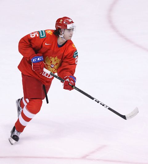 VANCOUVER , BC – JANUARY 4: Alexander Romanov (Photo by Kevin Light/Getty Images)