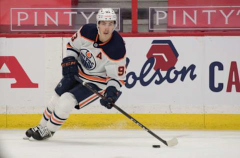 Ryan Nugent-Hopkins #93, Edmonton Oilers Mandatory Credit: Marc DesRosiers-USA TODAY Sports