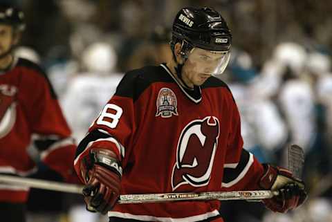 New Jersey Devils – Sergei Brylin #18 (Photo by Brian Bahr/Getty Images/NHLI)