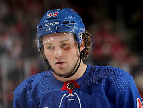 Brendan Lemieux of the New York Rangers (Photo by Elsa/Getty Images)