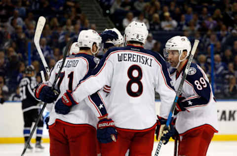 NHL: Columbus Blue Jackets at Tampa Bay Lightning