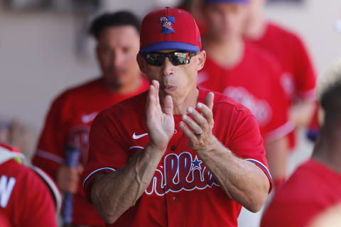 MLB manager Joe Girardi of the Philadelphia Phillies (Photo by Michael Reaves/Getty Images)