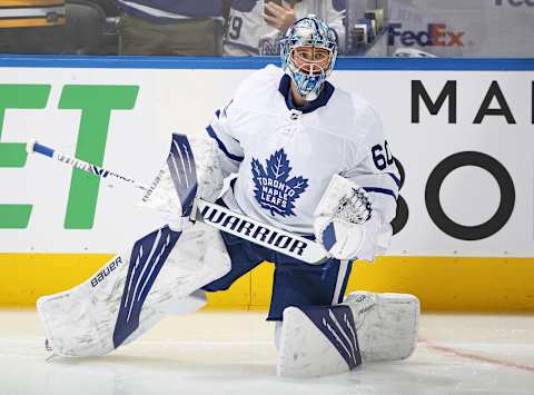 TORONTO, ON – NOVEMBER 6: Joseph Woll #60 of the Toronto Maple Leafs . (Photo by Claus Andersen/Getty Images)