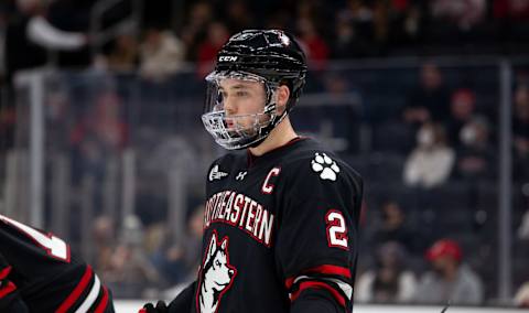 BOSTON, MA – FEBRUARY 7: Jordan Harris (Photo by Richard T Gagnon/Getty Images)