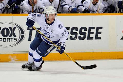 Martin St. Louis (Photo by Frederick Breedon/Getty Images)