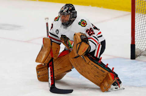 Marc-Andre Fleury, #29, Chicago Blackhawks Goalie Mandatory Credit: Perry Nelson-USA TODAY Sports