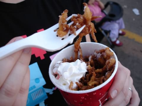 It's basically Coke-flavored funnel cake.